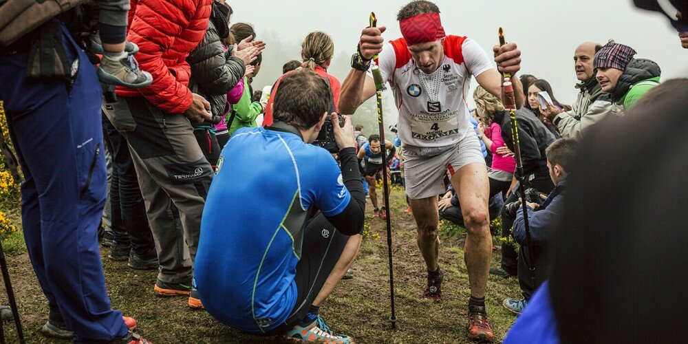 4 Michel Lanne 7ème championnat d'Europe 2015 Skyrunning catégorie Sky photo Jordi Saragossa