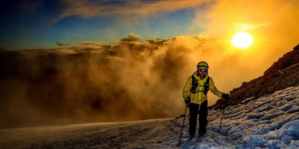 1 Francois D'Haene sur le Cayambe Équateur 2015 photo Cyrille Quintard